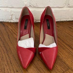 ZARA LEATHER & SUEDE HEELS